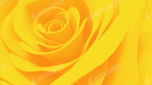 Preview: Bright yellow artificial foamiran rose close up
