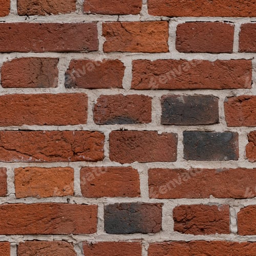 Preview: Red bricks wall texture