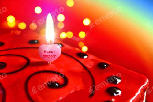 Visualização: Bolo de aniversário