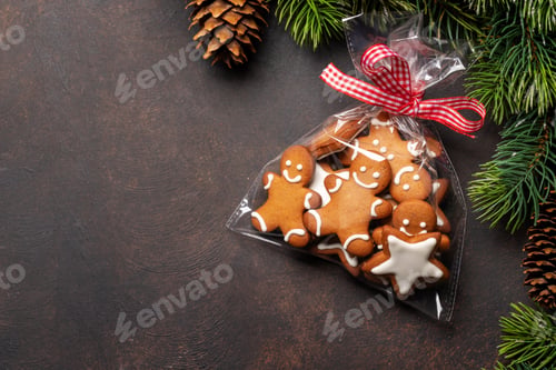 Preview: Gingerbread man cookies in gift pack