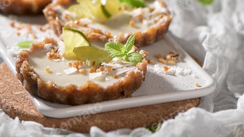 Preview: Lime vegan tarts