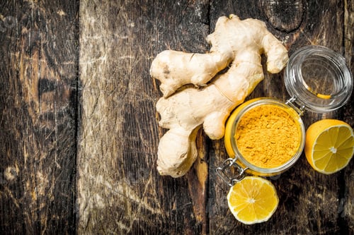 Preview: Ground ginger in a jar.