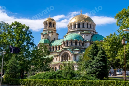 Preview: Cathedral Saint Alexander Nevski in Sofia, Bulgaria. Travel in Bulgaria
