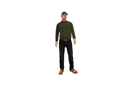 Preview: Man in casual attire portrait