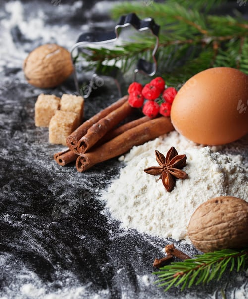 Preview: Ingredients for Christmas baking