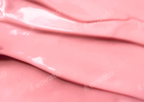 Preview: Liquid pink lipstick texture. Abstract make up background
