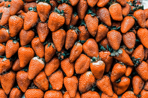 Preview: Top view of strawberries