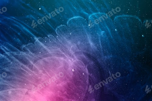 Preview: surreal colorful galaxy in space, abstract background