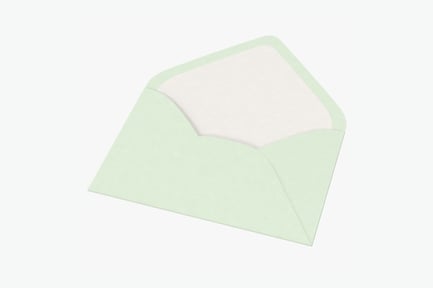 Preview: Open Green Envelope for Baby Shower