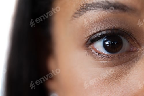 Preview: Womans eyes with eyebrows