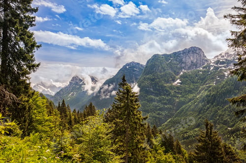 Preview: Mountains landscape. Italian Alps.