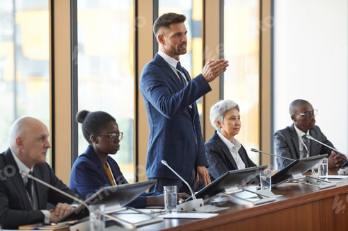 Preview: Man performing at conference