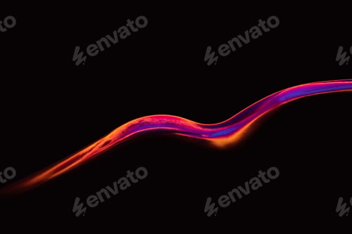 Preview: Aesthetic background with abstract neon led light effect