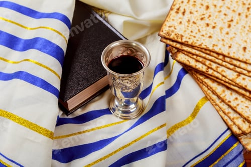 Preview: wine and matzoh jewish passover bread Passover matzo Passover wine
