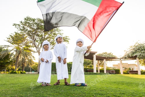 Preview: Group of middle eastern kids in Dubai