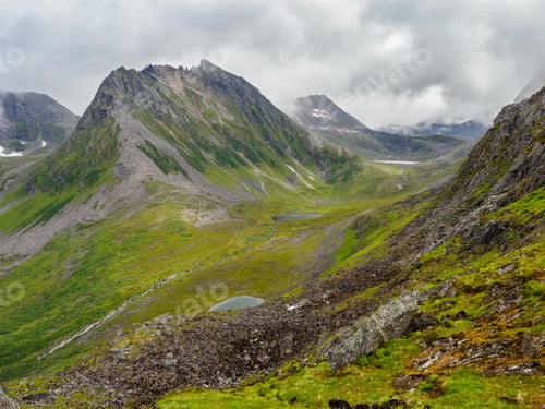 Preview: Views of mountains from Urke ridge trail (Urkeega), Norway