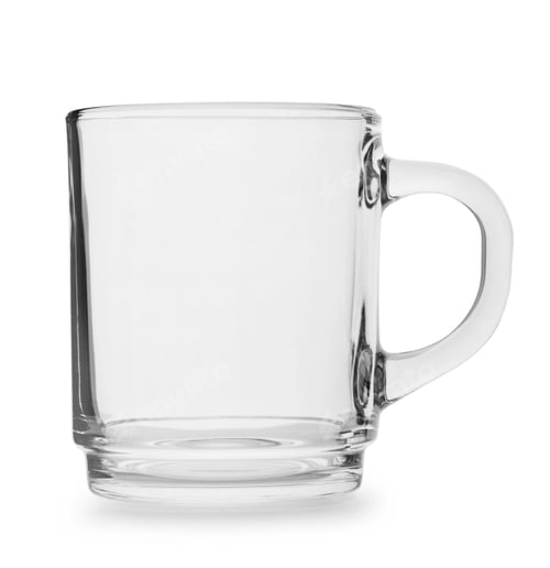 Preview: Glass cup with handle