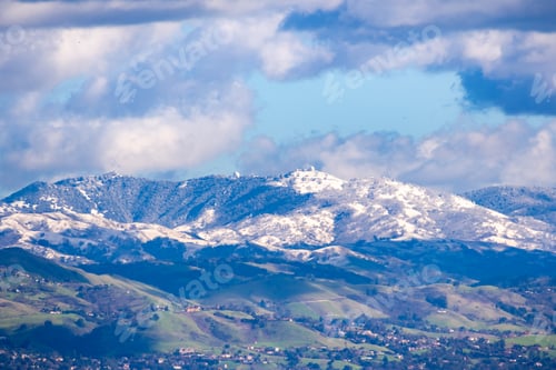 Preview: View towards Mt Hamilton and the Lick Observatory complex