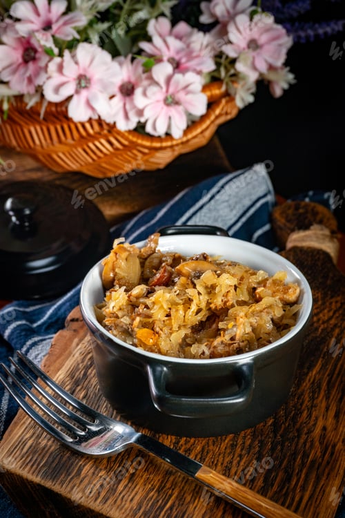 Preview: Bigos - traditional Polish food.