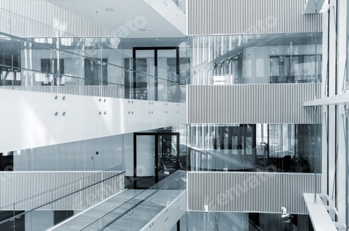 Preview: Abstract interior of modern business center