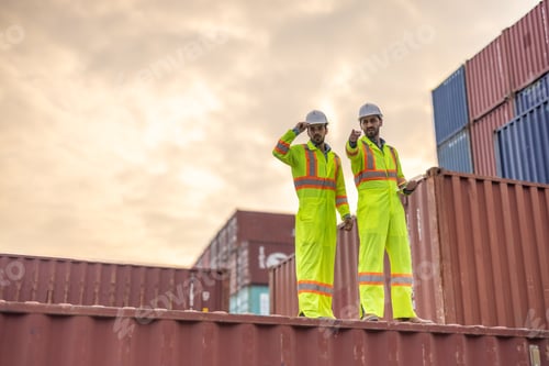 Preview: Container controllers cooperate for eco-logistics, reducing fuel consumption via smart transport.
