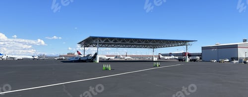 Preview: tarmac at a private airport
