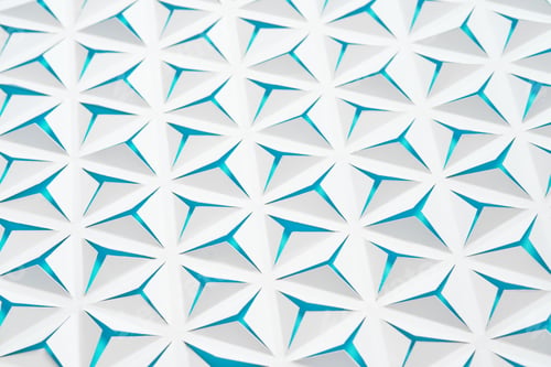 Preview: Geometric abstract background. Paper with triangular cuts.