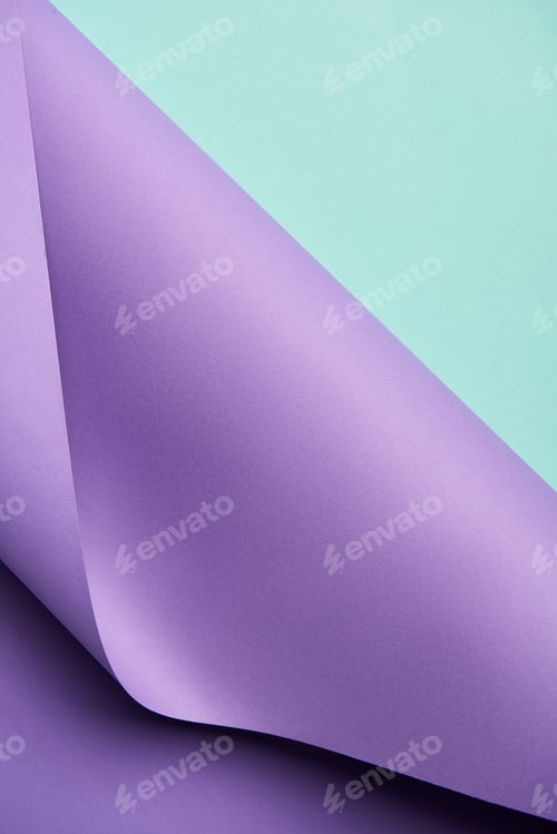 Preview: beautiful creative abstract turquoise and purple paper background