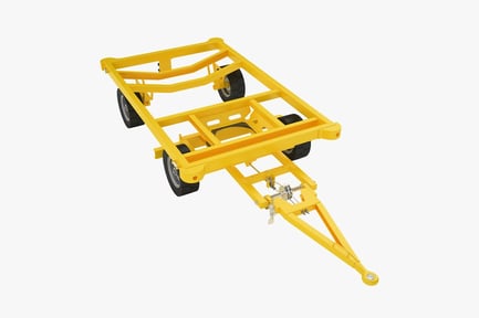 Preview: Airport Luggage Trailer Chassis Frame