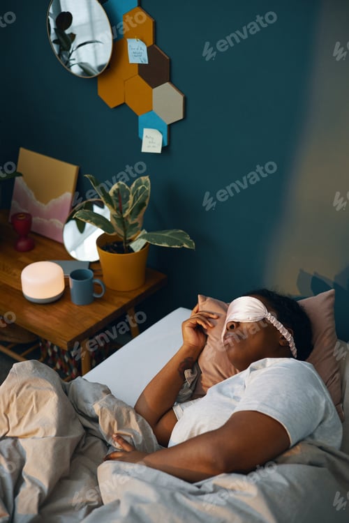 Preview: Sleeping Peacefully in Cozy Bedroom Surrounded by Plants
