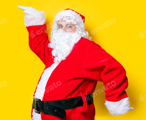Preview: Funny Santa Claus have a joy