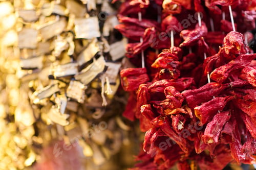 Preview: The dried marzipans hang in the shop