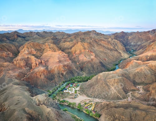 Preview: Charyn river in Charyn Canyon National Park, Kazakhstan