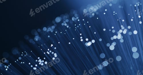 Vista previa: Luz de fibra óptica de cerca