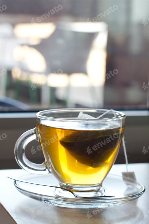 Preview: A Single Cup of Tea In a Cafe During the Day