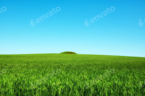 Preview: Green fields and blue skies