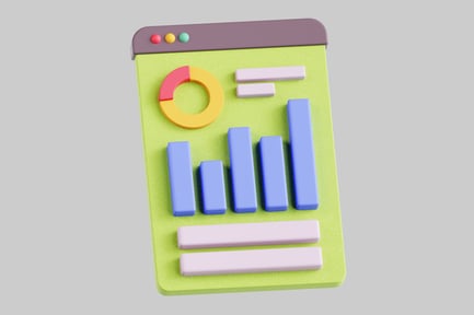 Preview: Isometric business chart icon