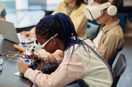 Preview: Girl Engineer in Class
