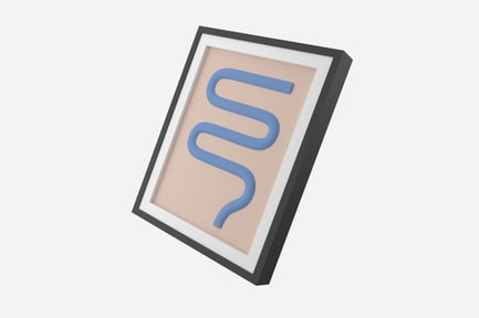 Preview: Minimal Art Poster 3D Illustration