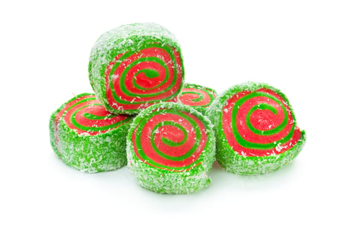 Preview: Tasty oriental sweets isolated on white