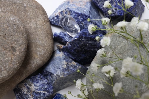 Preview: Magic crystals, spiritual esoteric practice for relax and meditation