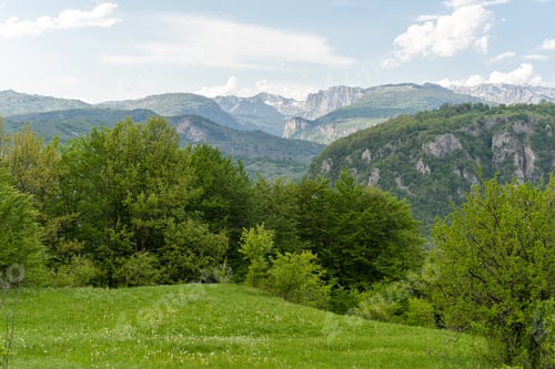 Preview: Beautiful green mountains in Montenegro, Europe