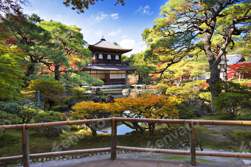 Preview: Ginkaku-Ji Temple In Kyoto, Japan During The Fall Season.