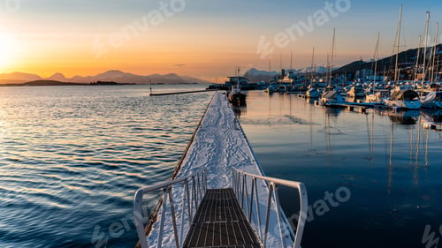 Preview: Sunset view from the port of Molde