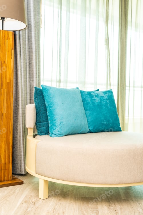 Preview: Pillow on sofa decoration in living room