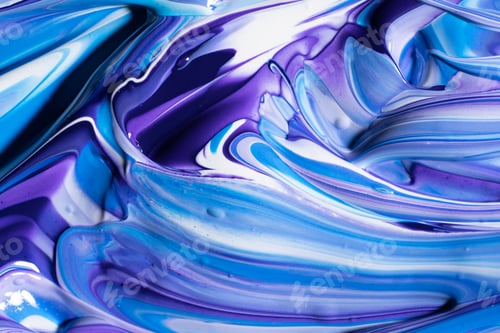 Preview: Smears of violet and blue paint