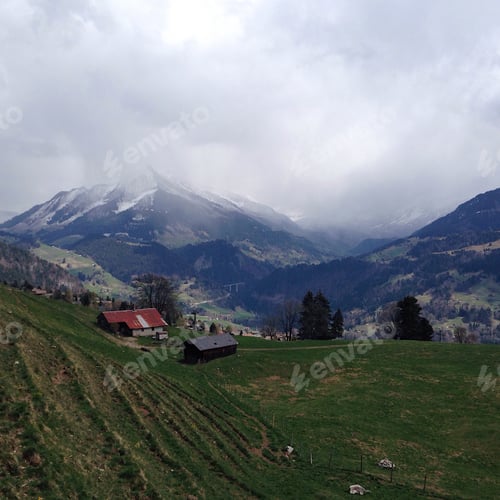 Preview: mountains. Switzerland. clouds. nature. view. travel. trip