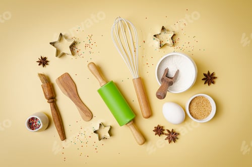 Preview: Baking or cooking background.