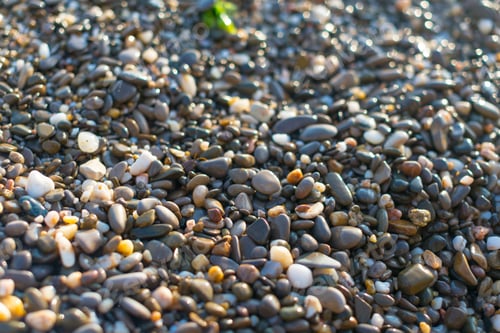 Preview: Natural colorful stone on the beach