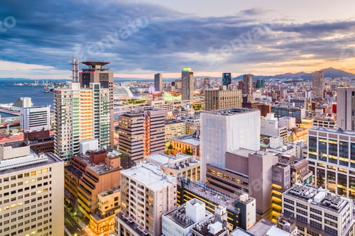 Preview: Kobe, Japan Motomachi Cityscape